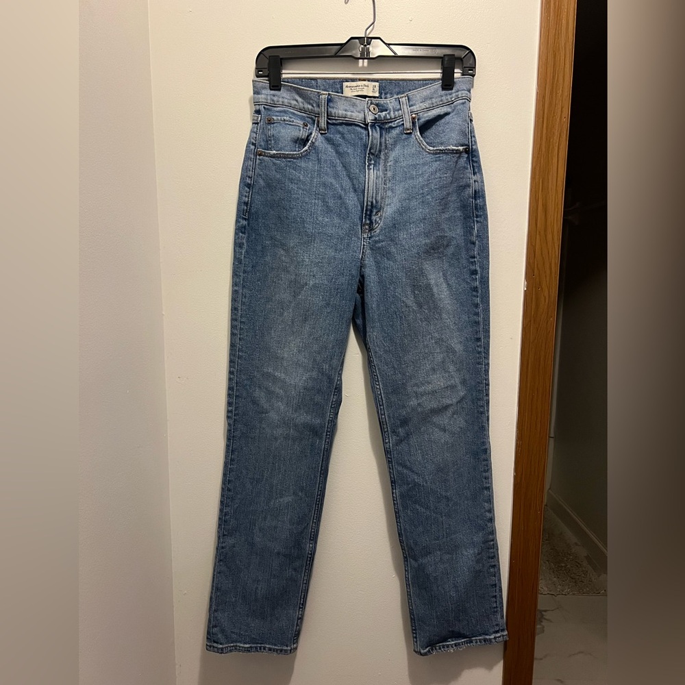Abercrombie Jeans: The Ankle Straight, Ultra High Rise